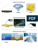 3 Ejemplos Del Estado Solido - Liquido.gaseoso