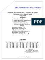 Simulado Agepen Aocp Ce 2017 BR PDF