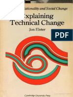Explaining Technical Change: Studies in Rationality and Social Change