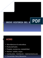 Breve Historia Del Acero