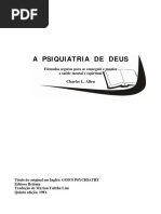 Charles L. Allen - A Psiquiatria de Deus