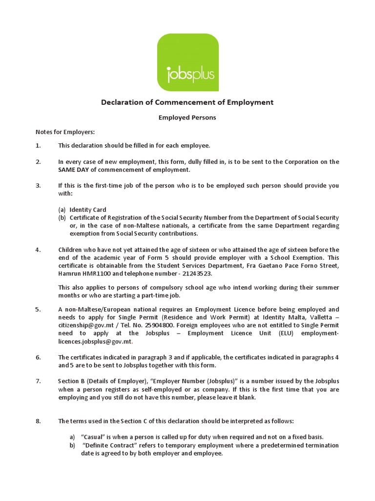 Engagement Form Employee English Versionn Personally Identifiable