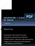 Descripción y Clasificación de Suelos