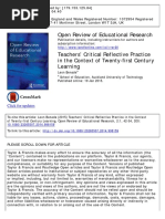 BENADE - Teachers Critical Reflective Practice in the Context of Twenty-first Century Learning