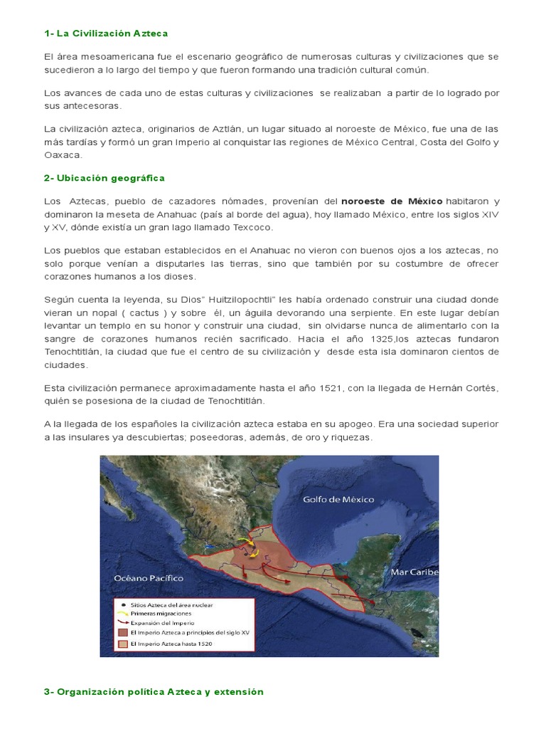 Los Aztecas Pdf Azteca México