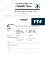 Formulir Laporan KTD KTC KNC Dan KPC