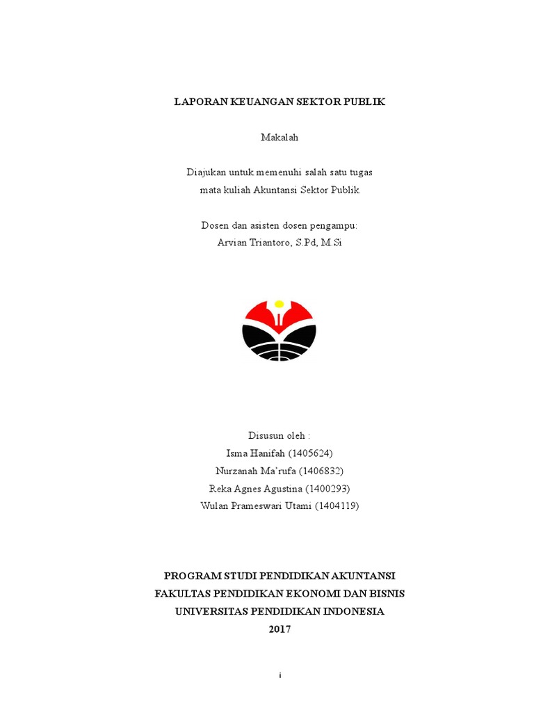 Laporan Keuangan Sektor Publik