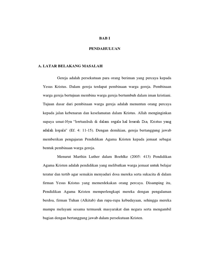 Bab I Ii Proposal Skripsi