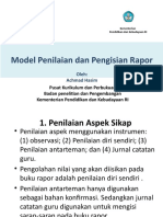 Model Penilaian - Guru Kelas Bukan PAI