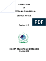 Electronic Engineering Revised Curriculum 2014 (Draft)
