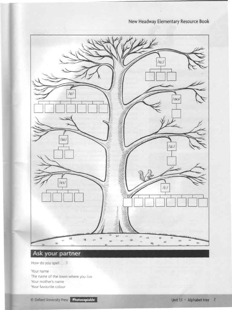 Lesson 1 Alphabet Tree - 1 | PDF