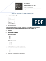 Formato Plan de Evaluación Fonoaudiológica