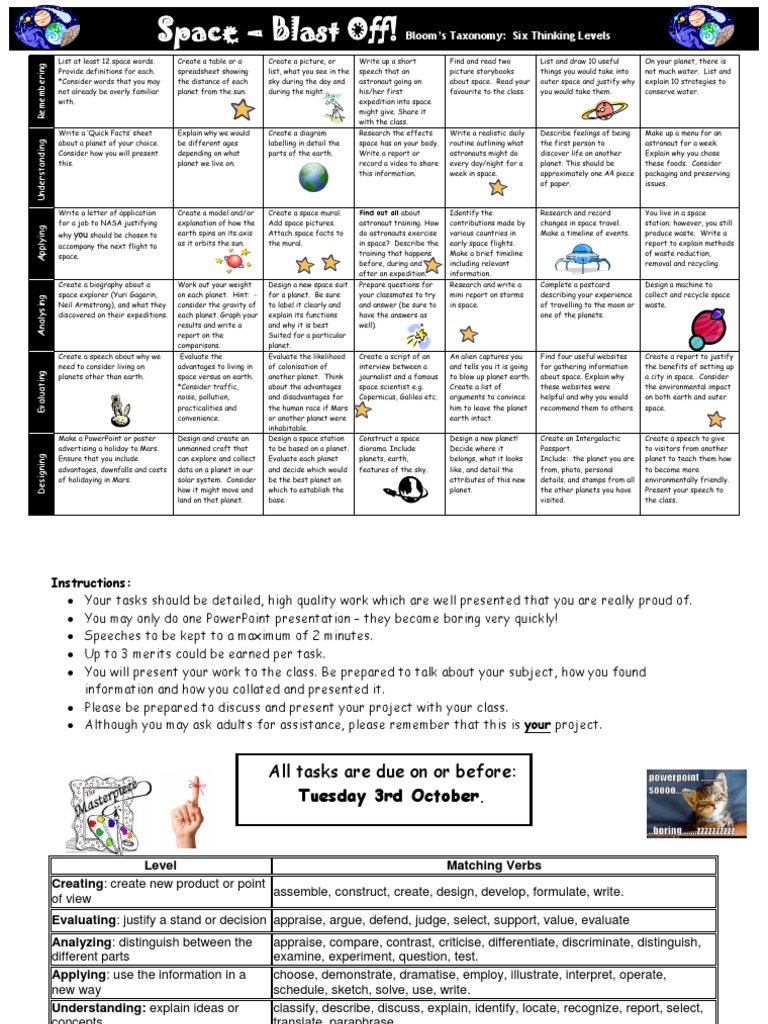 ks2 space homework