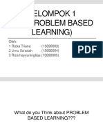 Strategi Problem Based Learning