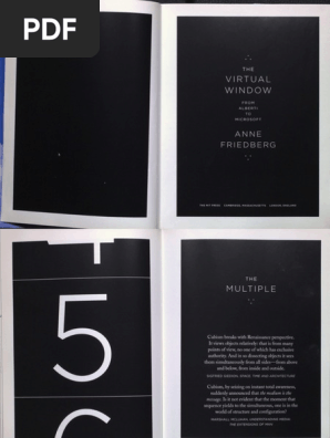 Anne Friedberg The Virtual Window Pdf Download