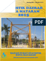 Statistik Daerah Kota Mataram 2015