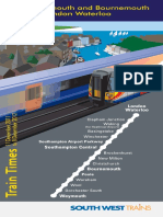 Waterloo Weymouth SW Trains Time-Table