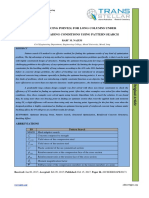 Optimum Bracing Point (S) For Long Columns Under Uniaxially Loading Conditions Using Pattern Search