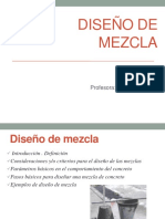 DISEÑO DE Mezcla 