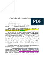 Contract de Vânzare