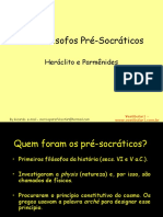 Filósofos Pré Socráticos