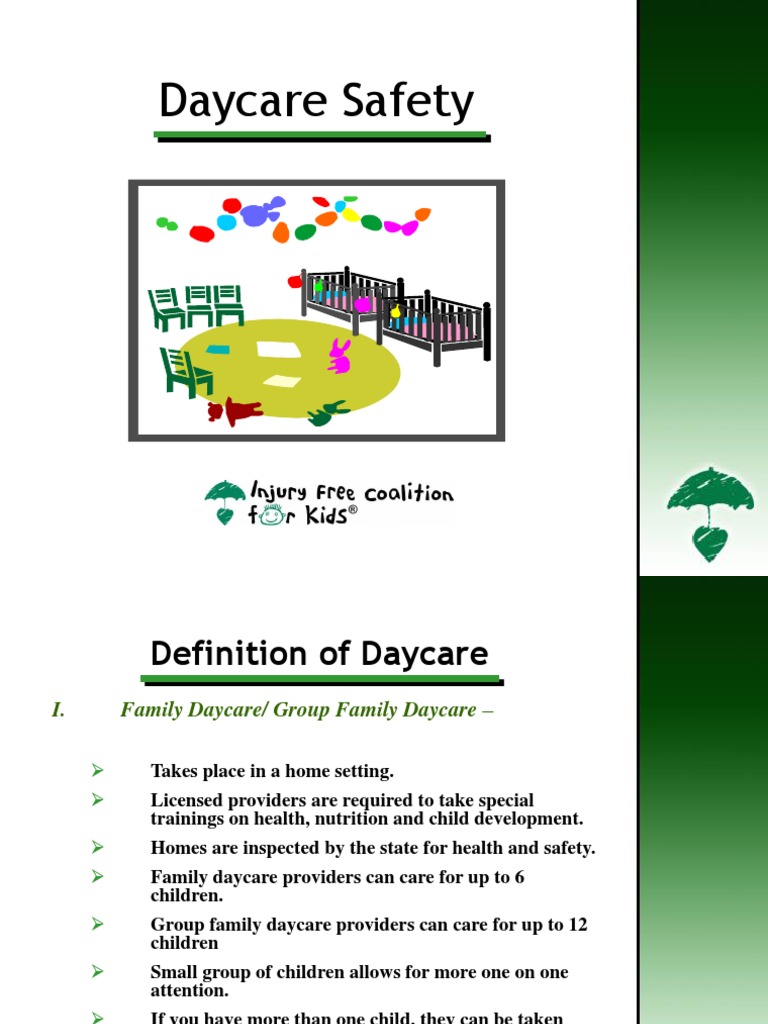 Daycare_Safety_Presentation.ppt Childhood Human Development