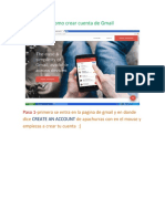 Como Crear Cuenta de Gmail (ADA)