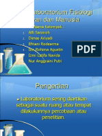 Desain LAboratorium Fisiologi Hewan