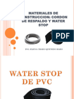 Cordon y Water Stop PDF