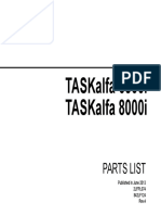 Parts Taskalfa 8000i