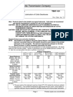 Lubrication Guidelines for Cotta Gearboxes