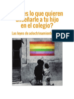 LAS LEYES DE ADOCTRINAMIENTO SEXUAL. ¿Sabes Lo Que Quieren Enseñarle A Tu Hijo en El Colegio?