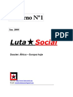 CADERNOS «LUTA SOCIAL» Nº1