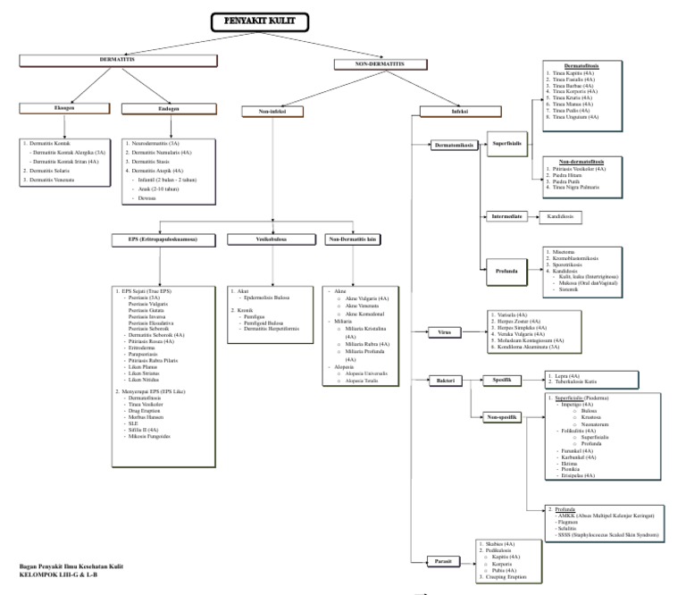 Bagan Penyakit Kulit | PDF