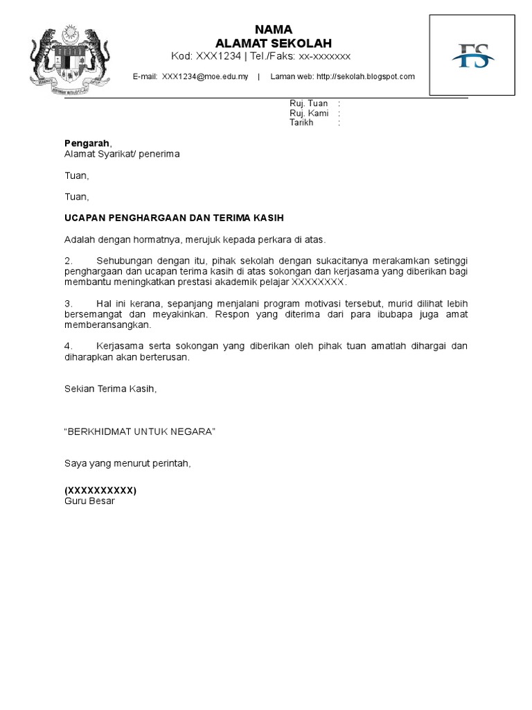 Contoh Surat Kolaborasi
