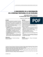 Diamant # Fuerzas concurrentes en la conformacion de la identidad profesional de los psicólogos.pdf