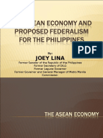 Asean Economy and Proposed Federalism
