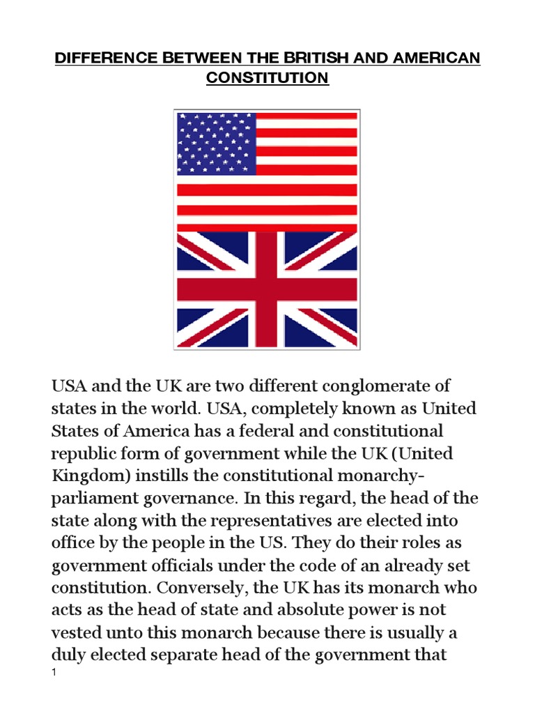 Difference Between Uk and Us Constitution House Of Commons Of The