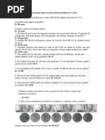 Perguntas Educação Financiera 6 Ano