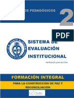 SIE 001 Sistema Institucional de Evauación Enero 2017