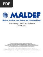 Download 2010 Scholarship List by ogamez6860 SN35810225 doc pdf