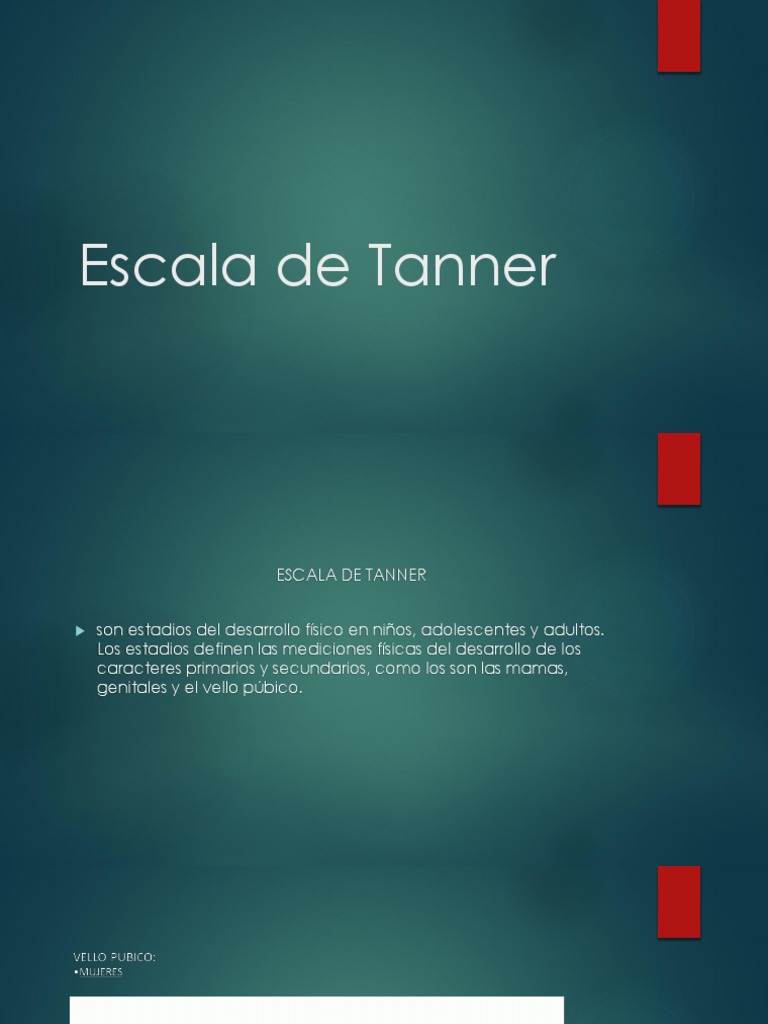 Escala de Tanner | PDF