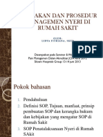 245176225 Kebijakan Dan Prosedur Managemen Nyeri Di Rumah Sakit Lidya Fitriana SKep