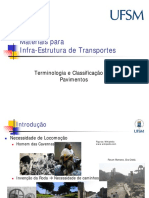 Materiais para pavimentação de transportes