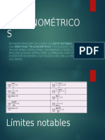 Límites TRIGONOMÉTRICOS Teoria