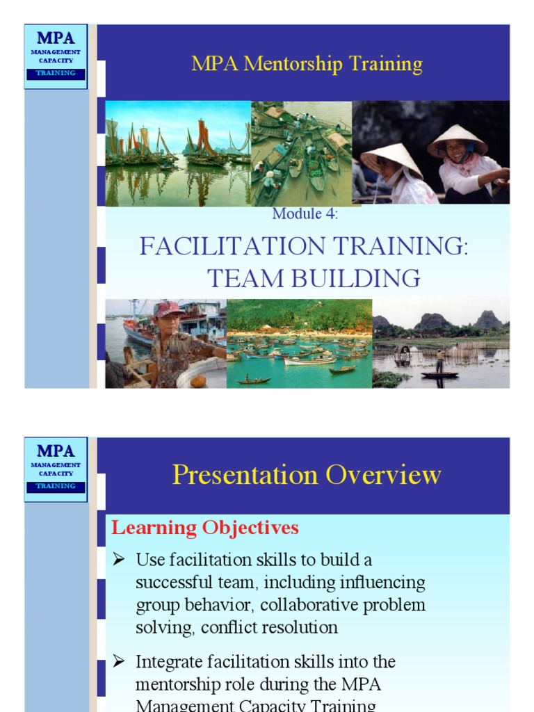 Team Building Facilitation Training | PDF | Team Building | Cognitive ...