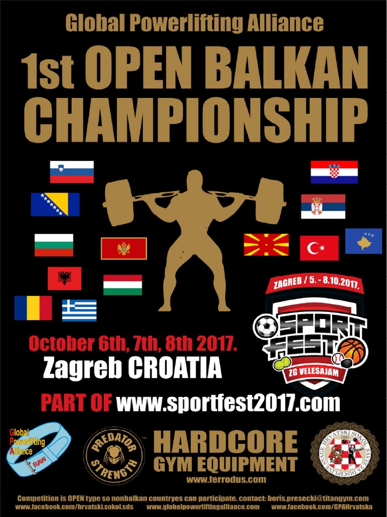 GPA BALKAN Championship 2017 Zagreb (Inspection report) Croatia