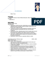 Resume Jennifer Dejong