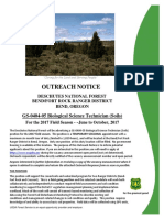 Outreach Notice: GS-0404-05 Biological Science Technician (Soils)