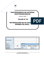 T-02 Optimización de Un Sistema de Bombeo de Agua.